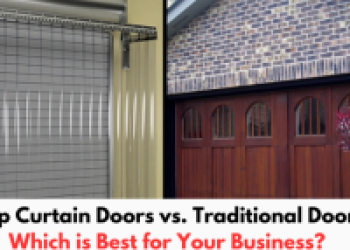Portes à lamelles vs. portes traditionnelles : quelle est la meilleure option pour votre entreprise ?